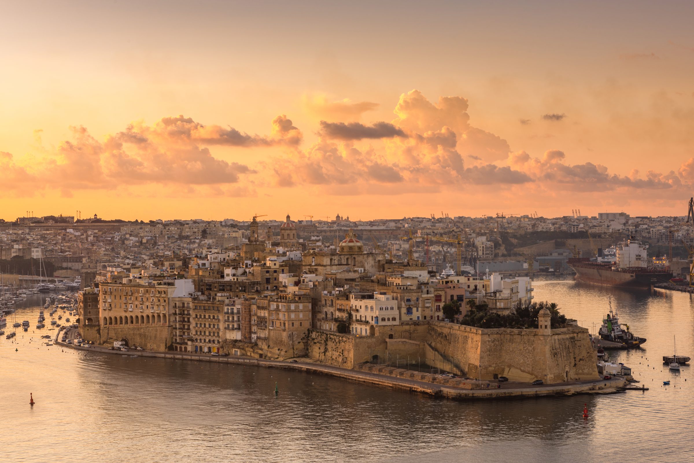 Malta – Valletta im Abendlicht