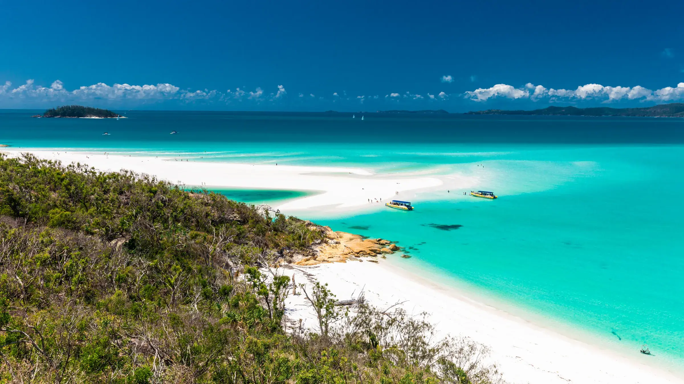 Whitehaven Beach auf den Whitsunday Islands
