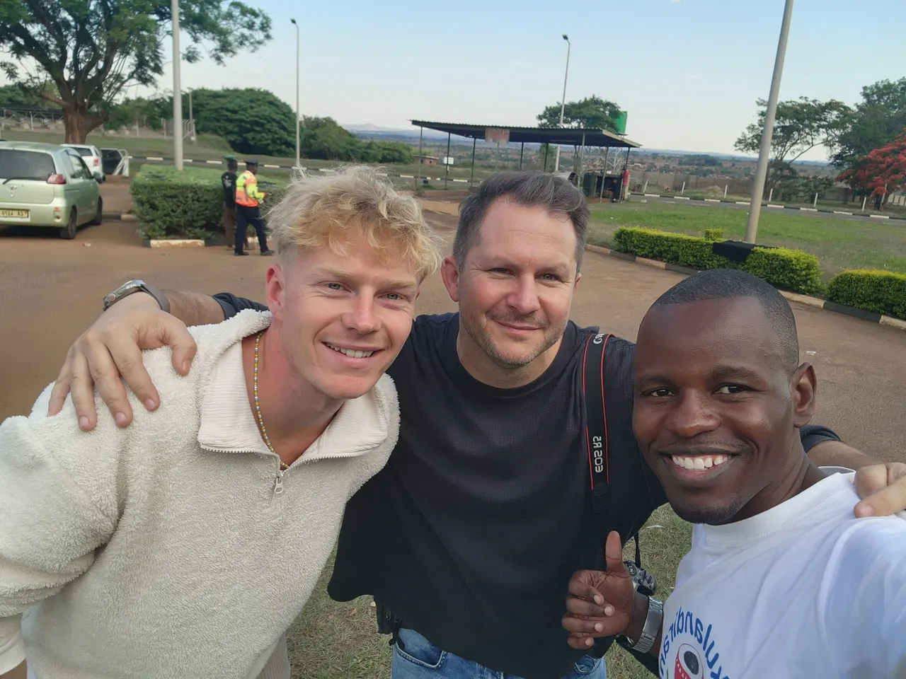 Benny und das Team in Lilongwe, Malawi